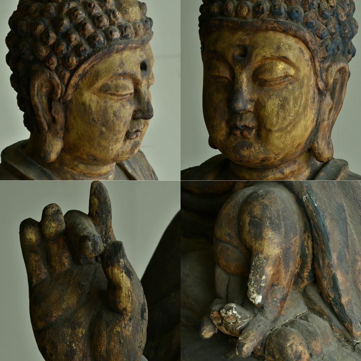 Dettagli dell'articolo 【仏教美術 】大型 阿弥陀如来坐像 下品 Dettagli dell'articolo 【仏教美術 】大型 阿弥陀如来坐像 下品