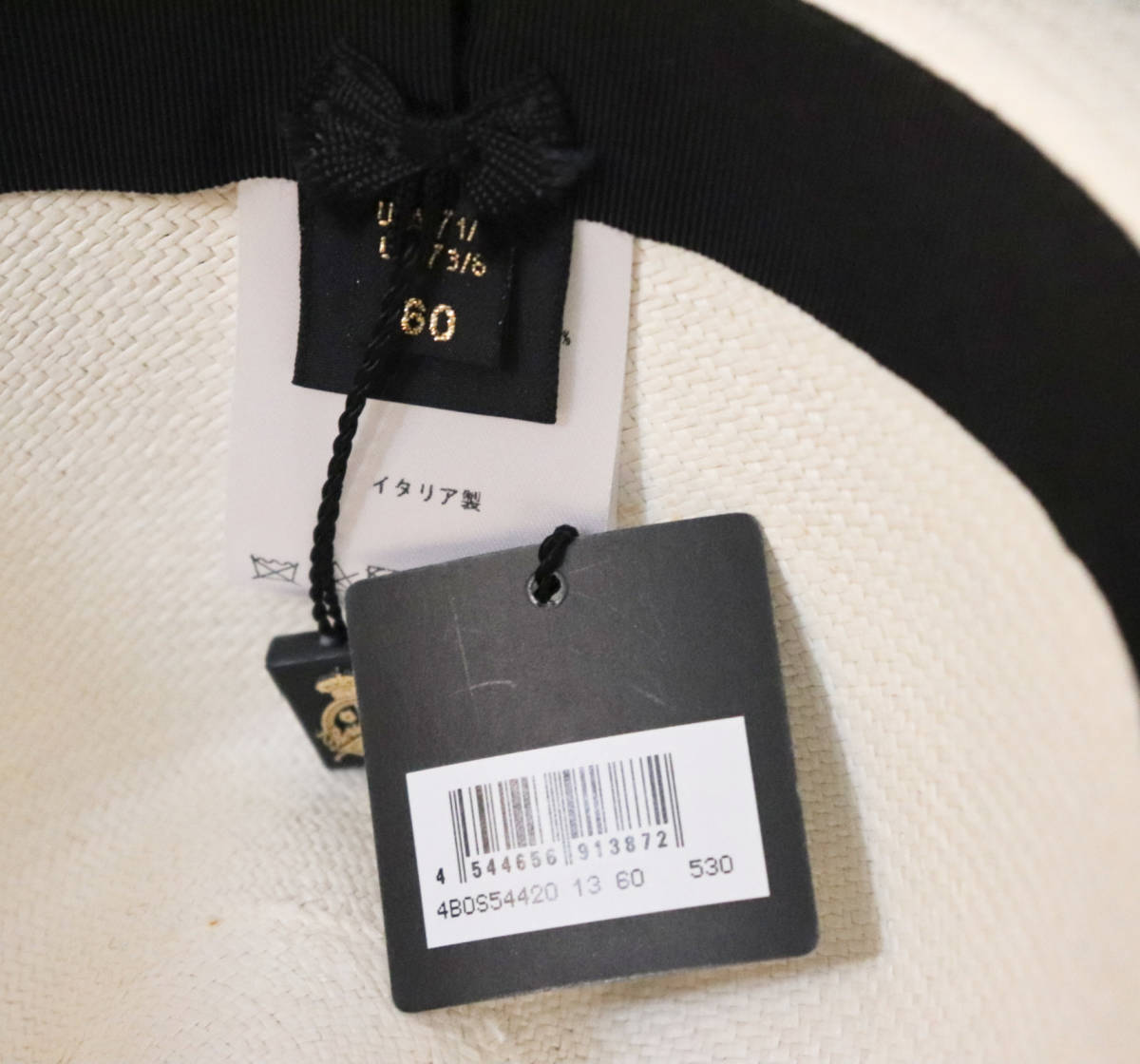 新品タグ付き【Borsalino ボルサリーノ 】高級ファイン パナマハット