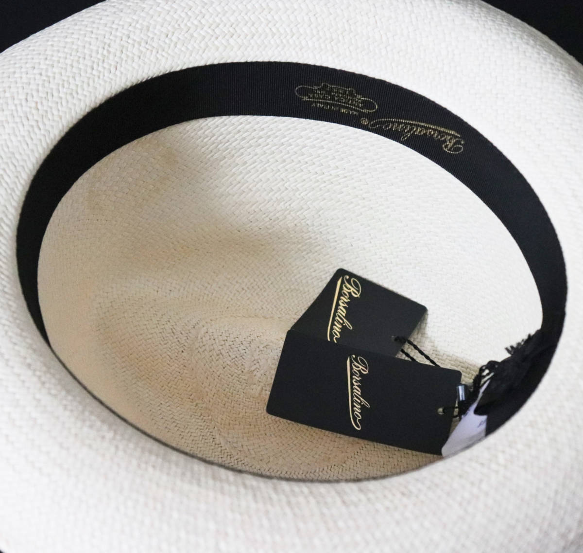96,800円新品タグ付き【Borsalino ボルサリーノ 】希少!高級パイソン