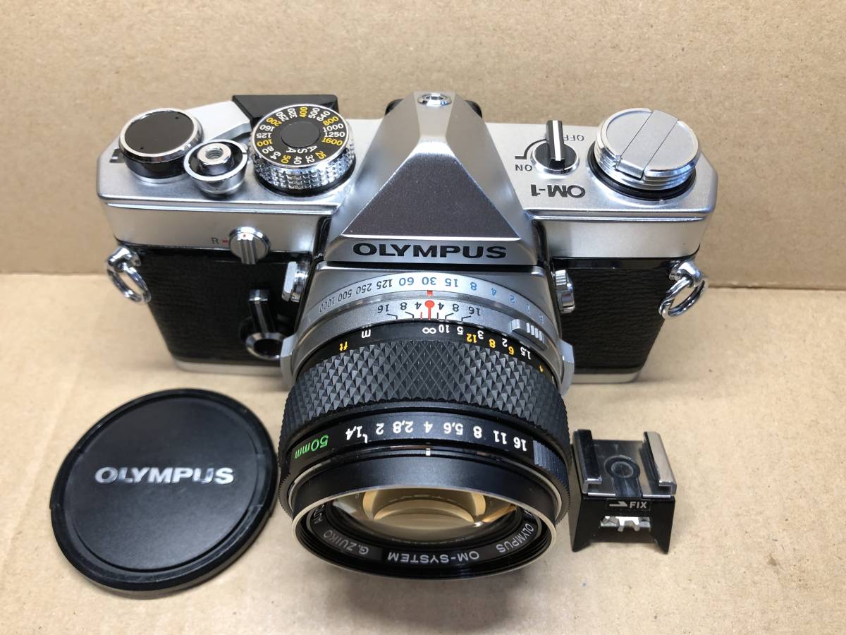 OLYMPUS OM-1 オリンパス フィルムカメラ MF一眼レフ OM-SYSTEM AUTO-S 50mm f1.4 単焦点レンズ 