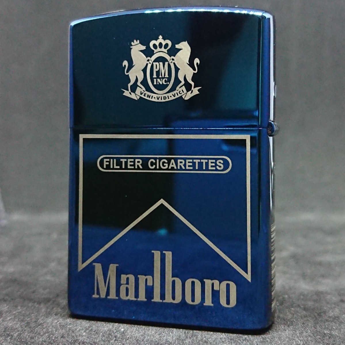ZORRO マルボロ Marlboro ブルー Zippoサイズ|PayPayフリマ