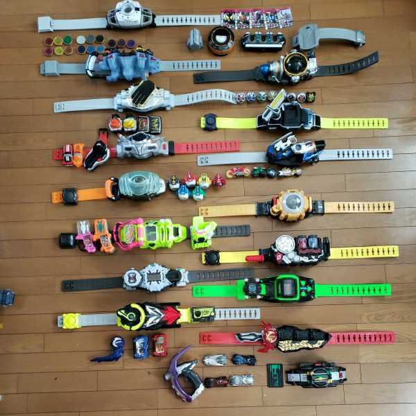 ジャンク/仮面ライダー変身ベルトセット/DXディケイドオーズメテオ戦極