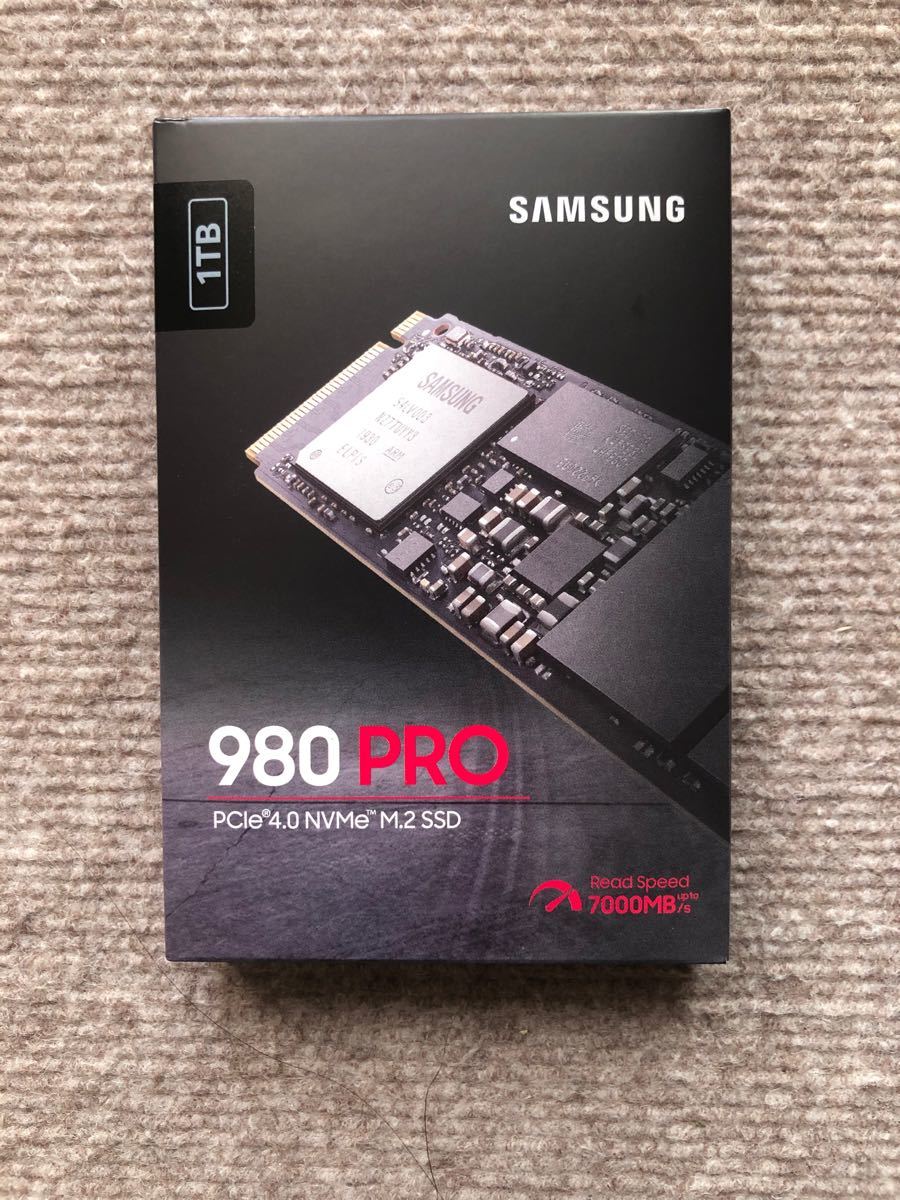 Samsung サムスン 980 Pro 1TB SSD MZ-V8P1T0B/IT 新品未開封品 納品