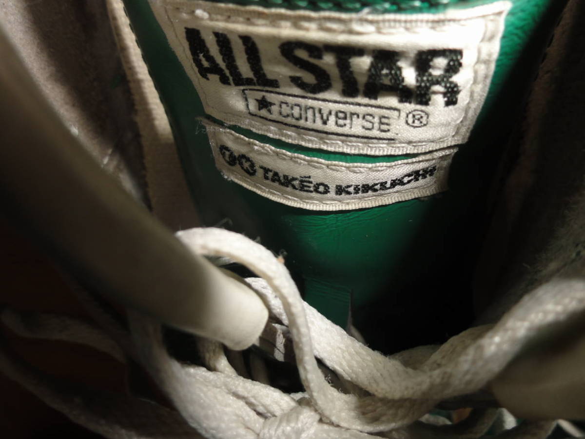 ◇ コンバース CONVERSE ワンスター ONE STAR TK タケオキクチ TAKEO KIKUCHI コラボ オールスター ALL STAR グリーン／ホワイト USED ◇_画像8