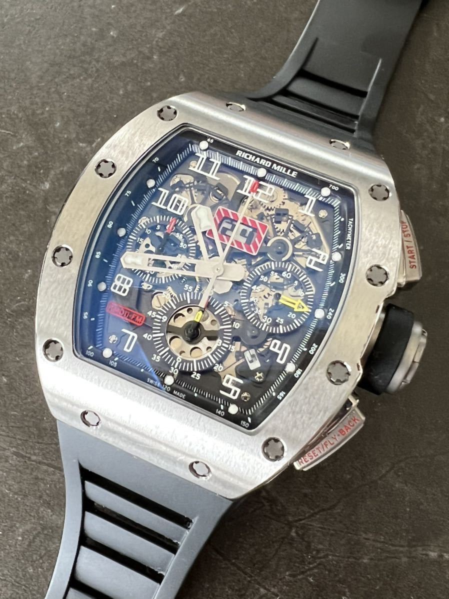 リシャールミル RICHARD MILLE 011TI チタン　保証書あり