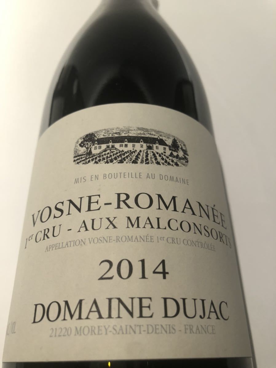 デュジャック DUJAC 2014 ヴォーヌ ロマネ 1er オー マル デュジャック DUJAC 2014 ヴォーヌ ロマネ 1er オー マル