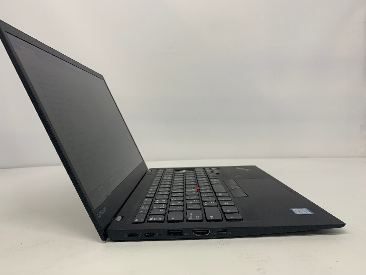 ◆わけあり１円~◆ThinkPad X1 Carbon Type 20K4 /BIOS確認済み◆送料無料◆Core i5-6300U(2.40GHz)/8GB/ストレージ無し/14インチ/無線_画像3