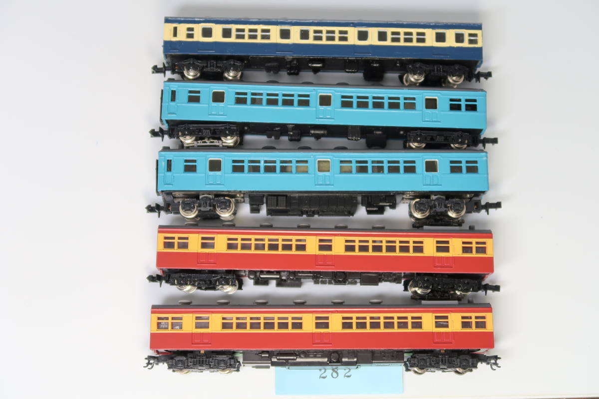 2052-282【電車】GM 旧形電車（5両）【中古品】_画像1