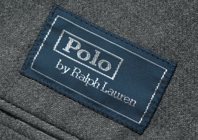 新品10万【 RALPH LAUREN ラルフローレン 】伊製/モダンな佇まいを作り上げる/上質ウールピークドラペルダブルブレストジャケット48/M相当/_画像9