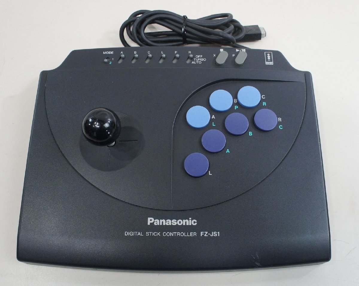 13★3点セットで！ Panasonic パナソニック デジタルスティック コントローラー FZ-JS1 REAL FZ-1 ゲーム 3DO★6302N7　/1ｂ_画像2
