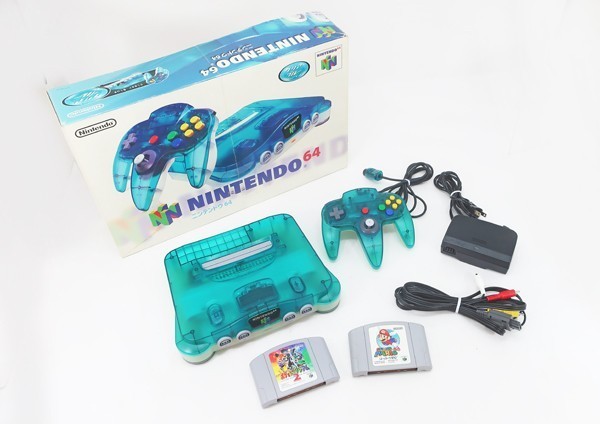 ♪◇【任天堂 ニンテンドー】NINTENDO 64/ニンテンドウ64 クリアブルー