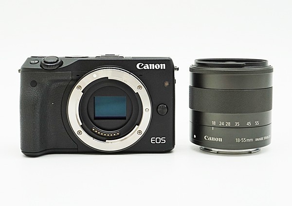 ◇【Canon キヤノン】EOS M3 18-55 IS STM レンズキット おまけ付き