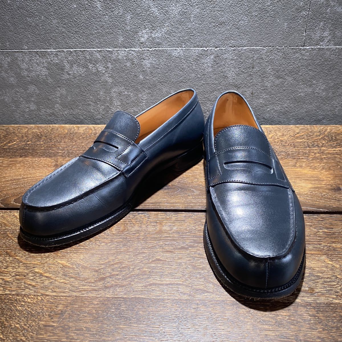 Weston】SIGNATURE LOAFER 180 ネイビー ジェイエム ウエストン ローファー