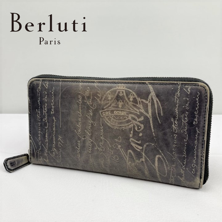 格安低価ヤフオク! - Berluti ベルルッティ イデワ スクリット カリ