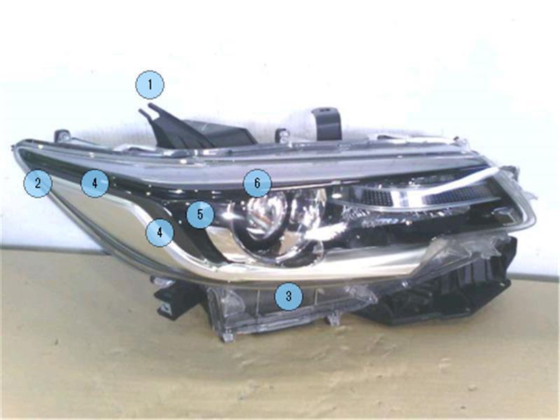 トヨタ 純正 プレミオ 《 ZRT260 》 右ヘッドライト P71000-21005566