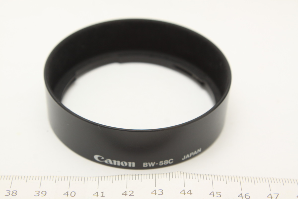 ※ フード キャノン Hood for Canon FD28-55mm 35-70mm 35-105mm 用 BW-58C (3263_画像1