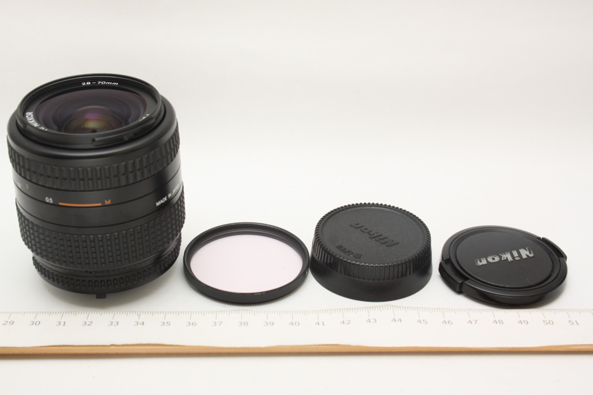 ※ AF AI 美品 ニコン 28-70mm f3.5-4.5 マクロ機能付 キャップ前後 フィルター付 Nikon AA0921