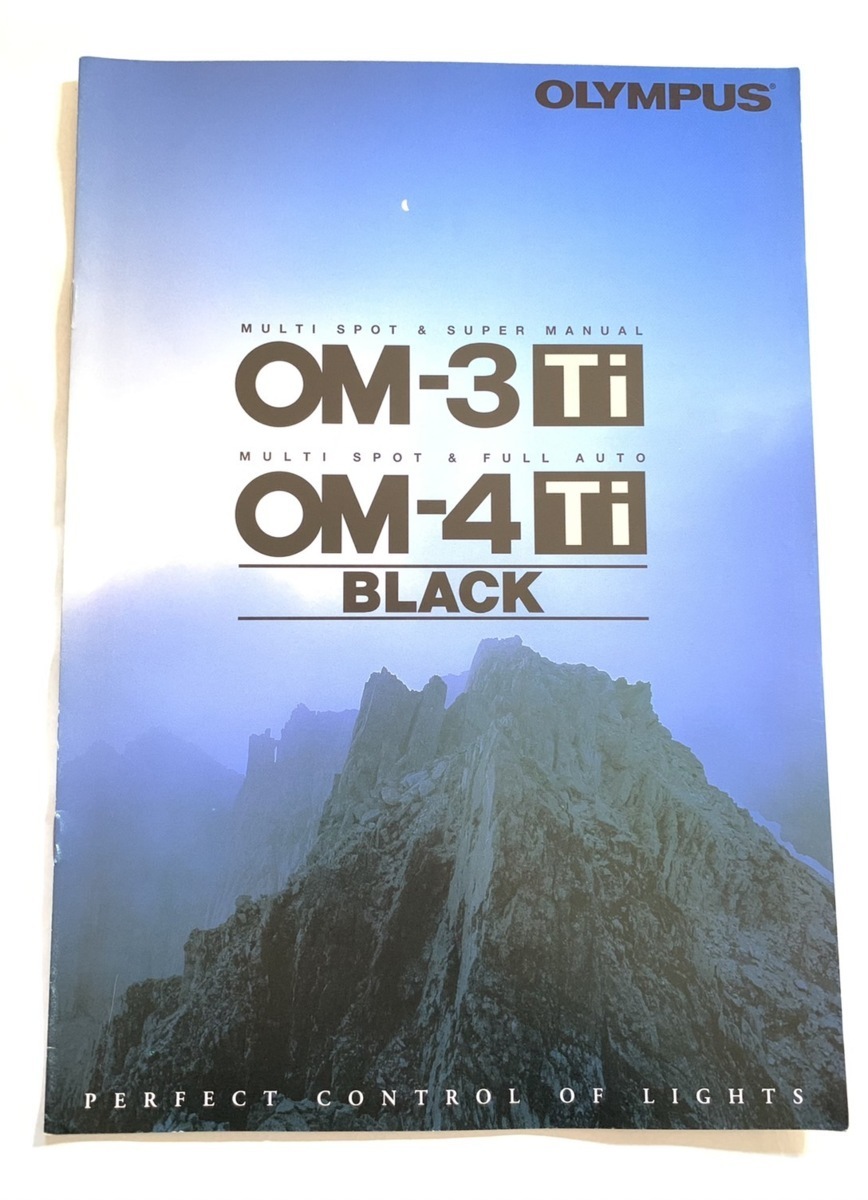 * catalog Olympus OLYMPUS OM-3 Ti OM-4 Ti BLACK T0027