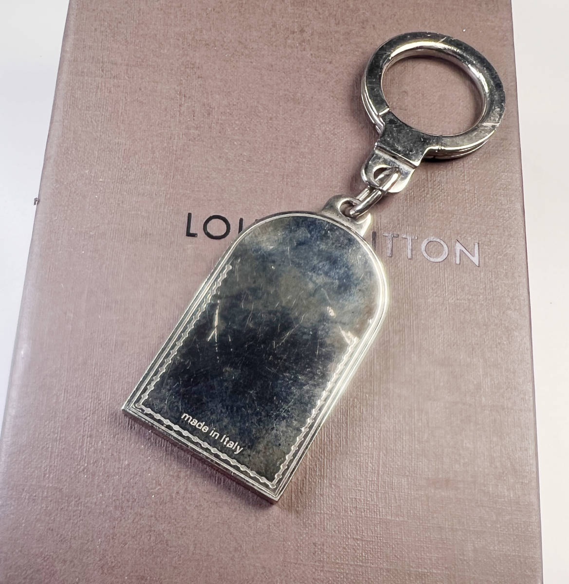  подлинный товар оценка завершено гарантия товар LOUIS VUITTON Louis Vuitton именная табличка type брелок для ключа 