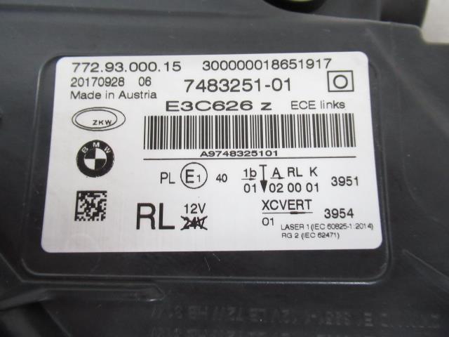 BMW 7 серии DBA-7E30 левая фара ASSY 7483251-01 330428