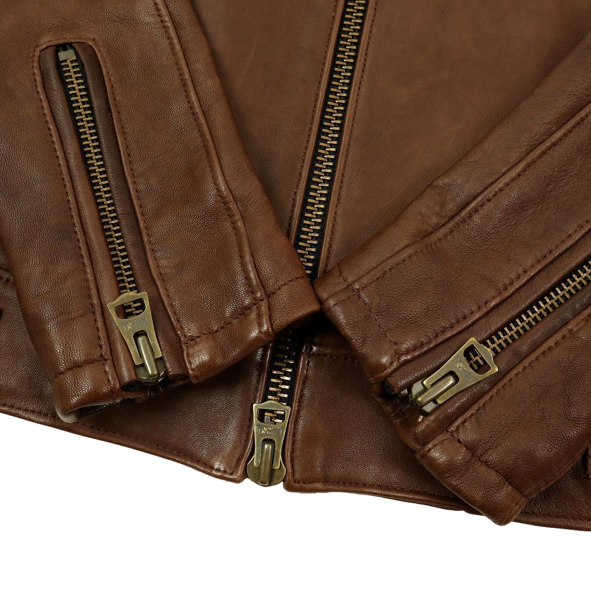B1666】【美品】【羊革】JACKROSE ジャックローズ シングルライダース