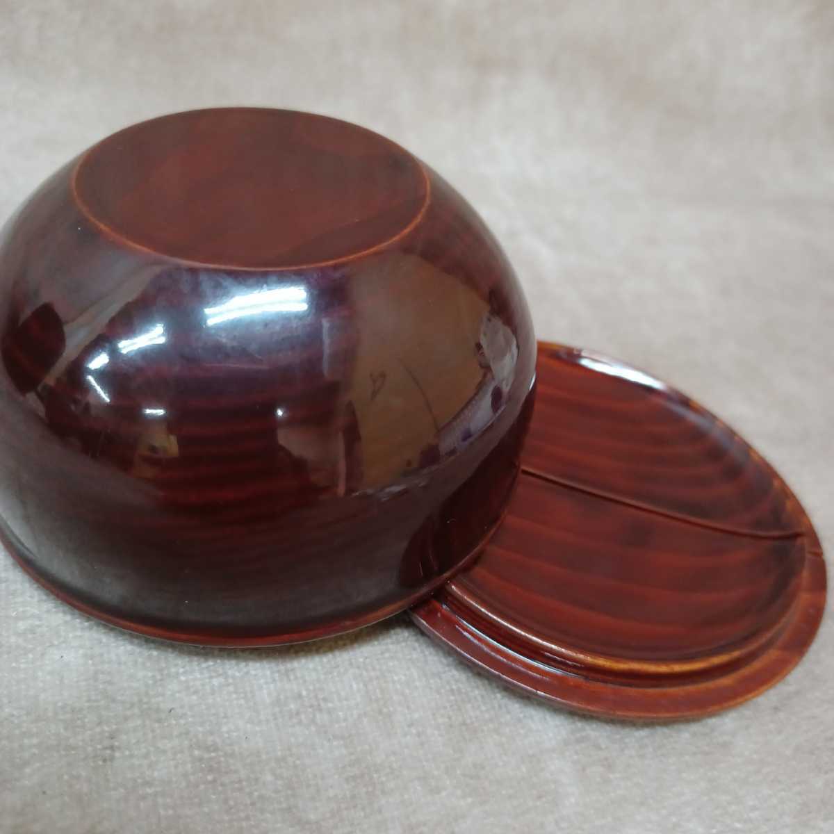キングの ヤフオク! - 時代物 棗 本木漆芸 茶道具 茶入 直径5.5cm 高さ