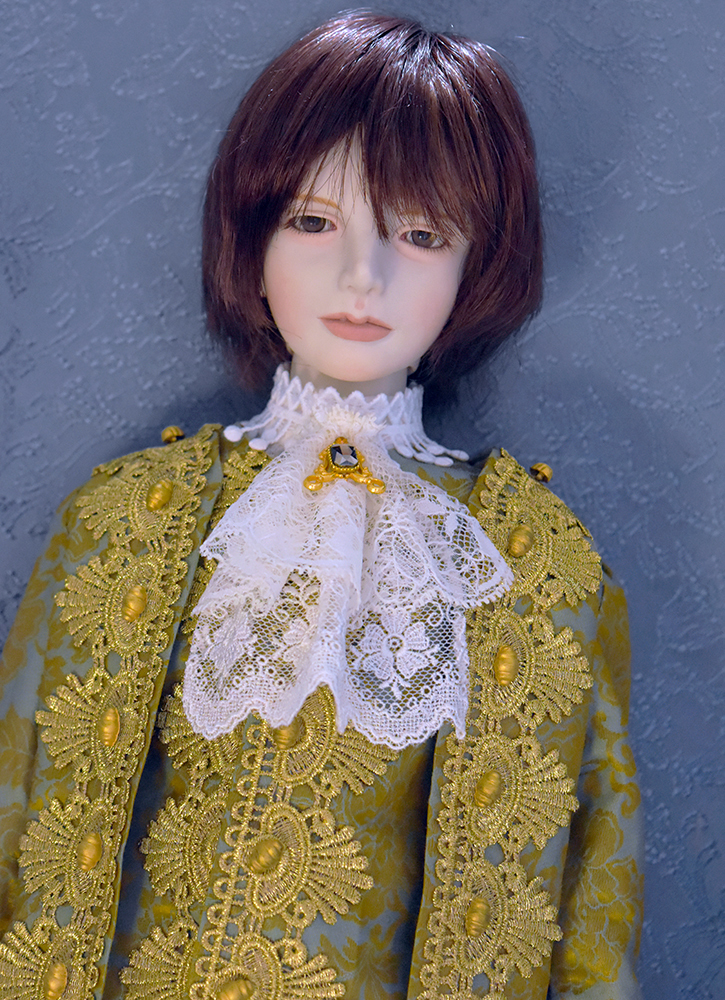 創作ビスクドール【金紗の少年】宝石アイ使用・60cm球体関節人形 創作ビスクドール【金紗の少年】宝石アイ使用・60cm球体関節人形