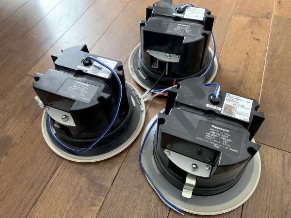 送料込 即決 panasonic 防滴スピーカー 天井埋込みタイプ (3W 送料込 即決 panasonic 防滴スピーカー 天井埋込みタイプ (3W