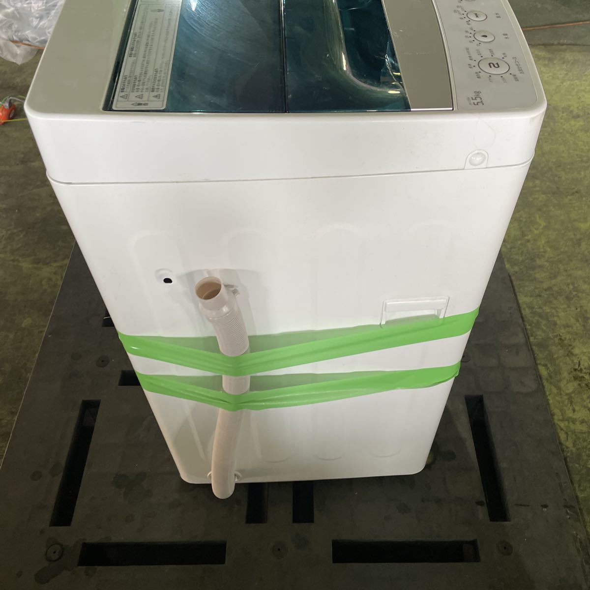 K0519-9 ◇Haier ハイアール 全自動電気洗濯機 JW-C55A ホワイト 5.5kg
