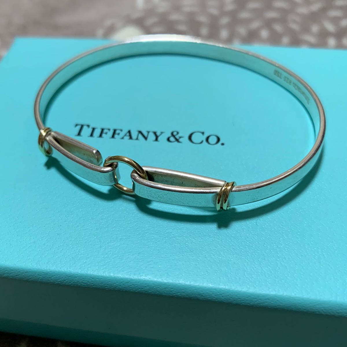 Tiffany オープンレクタングル バングル ブレス - バングル