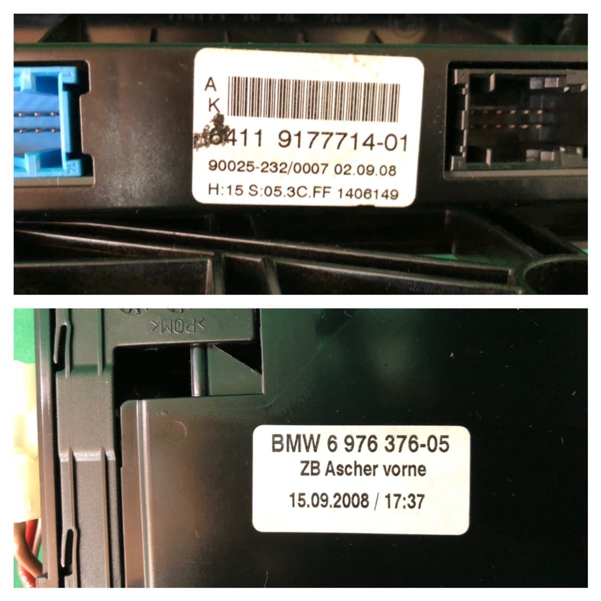 MQ268 б/у BMW PU25 5 серии 525i эпоха Heisei 21 год 6 месяц оригинальный выключатель кондиционера аудио панель гарантия работы 6411 9177714-01 6 976 376-05