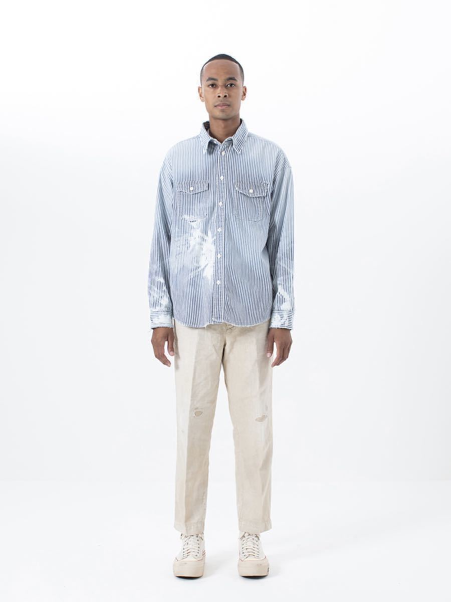 visvim 2022SS SS LUMBER L/S HICKORY CRASH size2 送料無料 visvim 2022SS SS LUMBER L/S HICKORY CRASH size2 送料無料