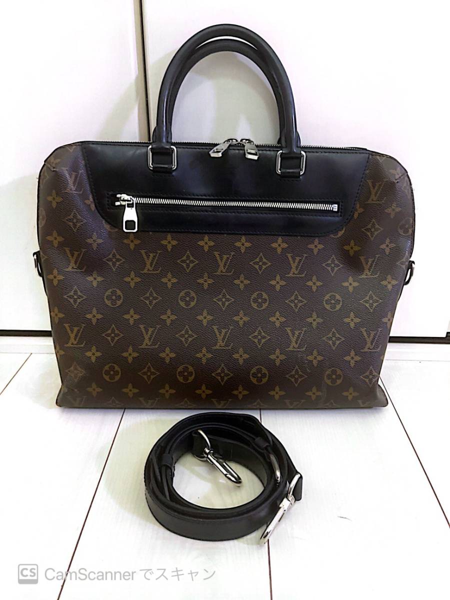 ルイヴィトン LOUIS VUITTON PDJ モノグラム マカサー ビジネスバッグ