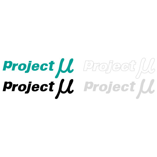 【Projectμ/ pro ...μ】 ORIGINAL STICKER  оригинал  наклейка  Projectμ ... буквы  наклейка  White 30×100 [SW-01]