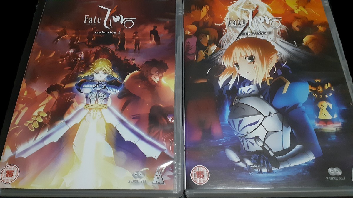 輸入盤PAL方式DVD　Fate/Zero フェイトゼロ　全話　ps4、リージョンフリーのプレーヤーで視聴可