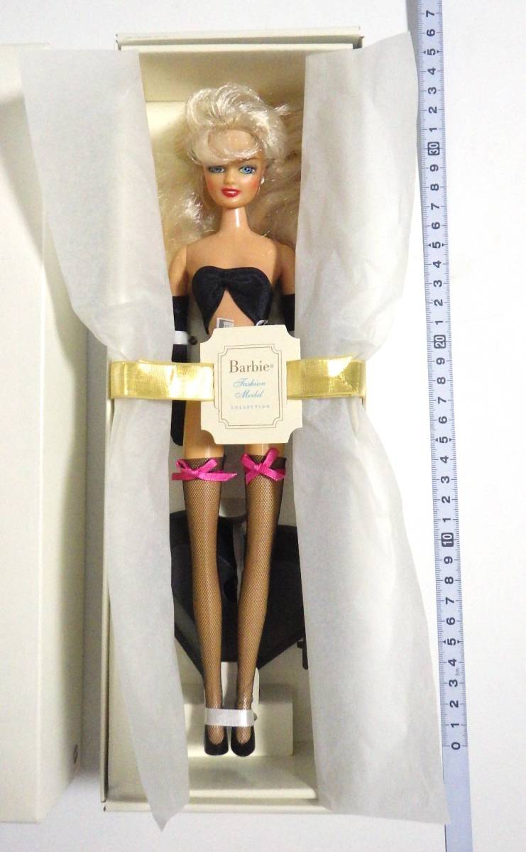 未使用 MATTEL　マテル バービー ファッションモデル・コレクション Lingerie Barbie Doll ブラック ランジェリー_画像5