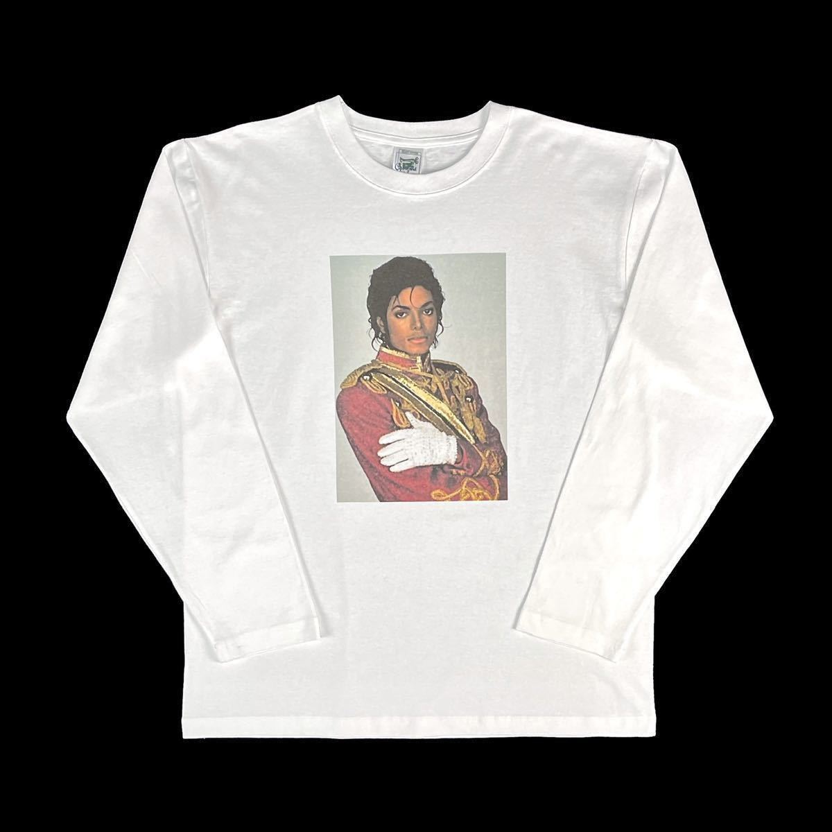 新品 マイケルジャクソン 80年代 洋楽 ポップス タケちゃんマン ナポレオン ジャケット ロンT長袖 Tシャツ XLサイズ 大きい ビッグ ワイド