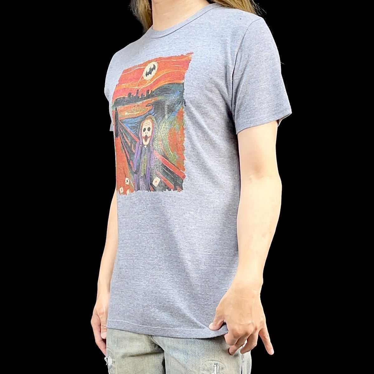 新品 ジョーカー JOKER ムンク 叫び DC コミックス バットマン ヴィラン おもしろ アート パロディ Tシャツ XLサイズ 大きい ビッグ ワイド_画像4