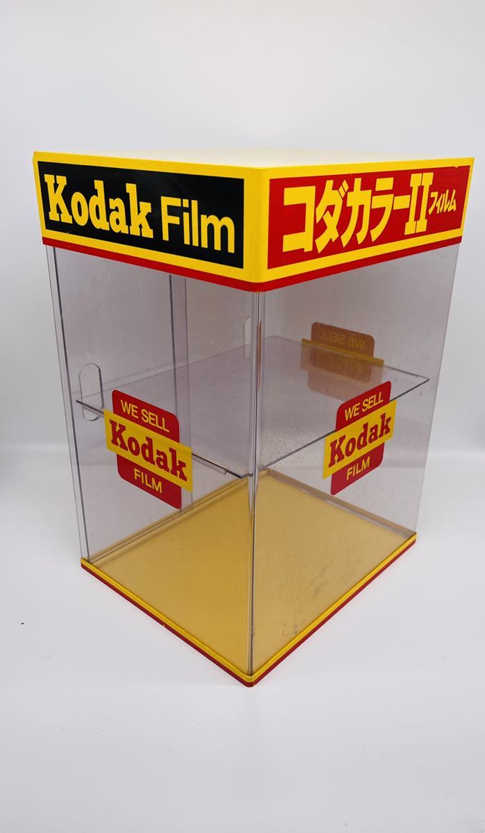 入手困難 レトロ コダック 旧ロゴ kodak コダカラーⅡ 店頭用 フィルムケース ディーラー 看板 写真 アンティーク ビンテージ 