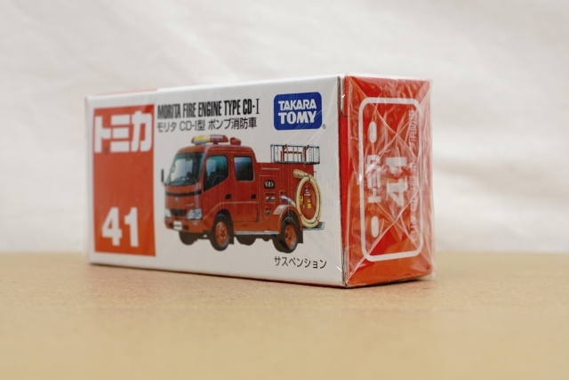 トミカ 41 モリタ CD-Ⅰ型 ポンプ消防車 希少品 廃盤品 新品 未開封品 ☆ MORITA FIRE ENGINE TYPE CD-1 ☆ tomica ☆ TAKARA TOMY_画像9