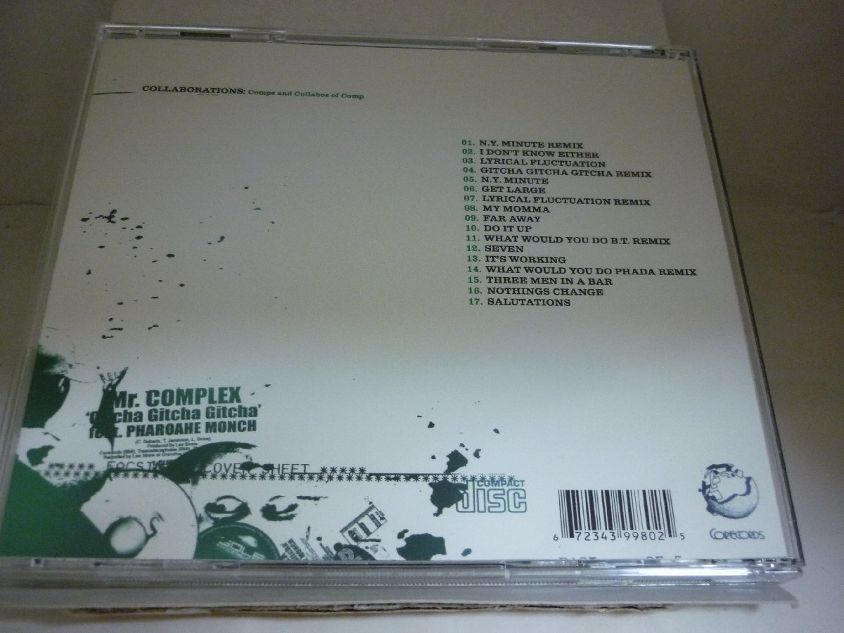 CDB0436 Mr.COMPLEX ミスター・コンプレックス / COLLABORATIONS:Comps and Collabos of Comp / 輸入盤中古CDの画像2