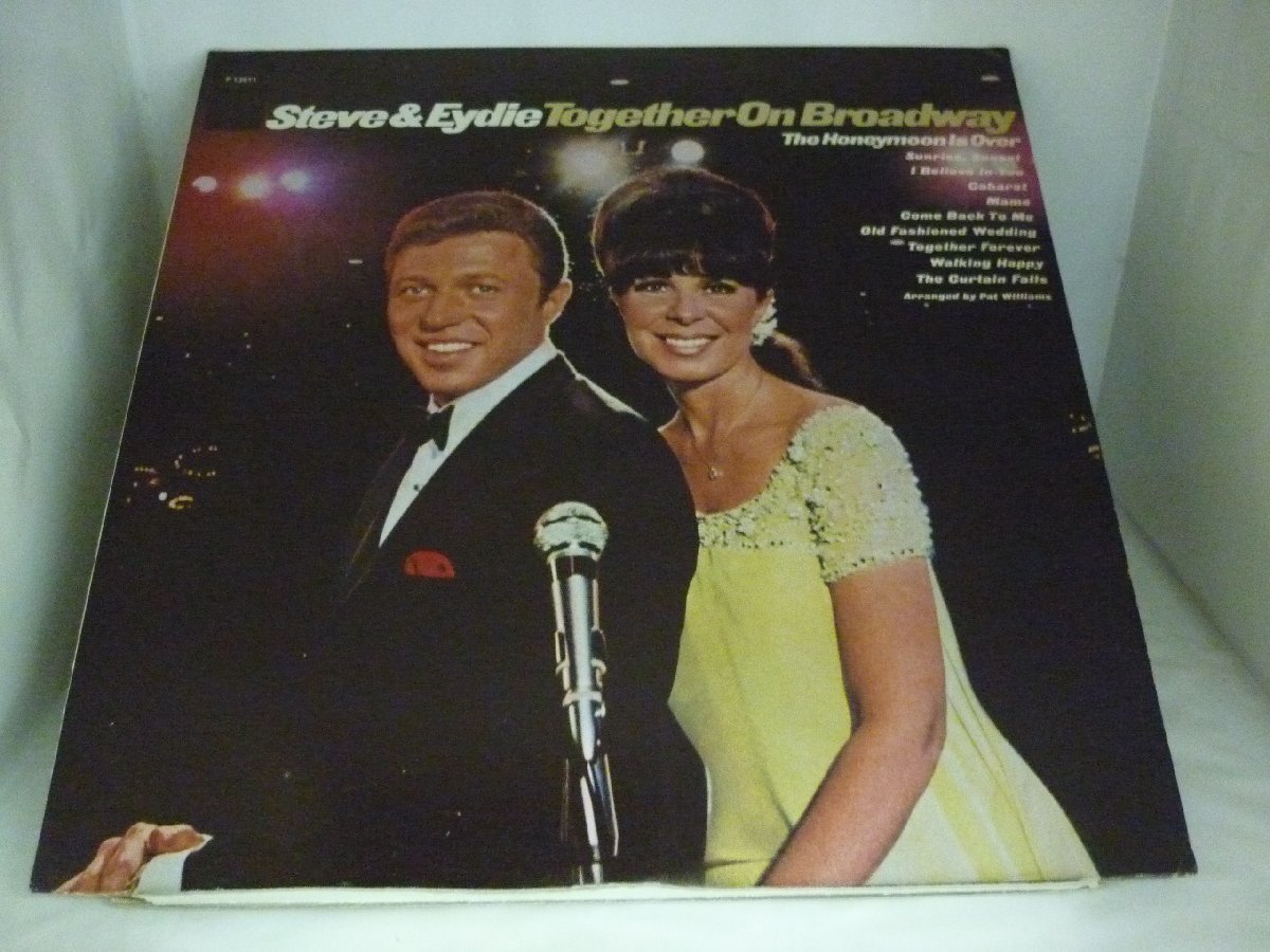 LPA20056　STEVE LAWRENCE & EYDIE GORME スティーヴ・ローレンス イーディ・ゴーメ / TOGETHER ON BROADWAY / USA盤LP_画像1