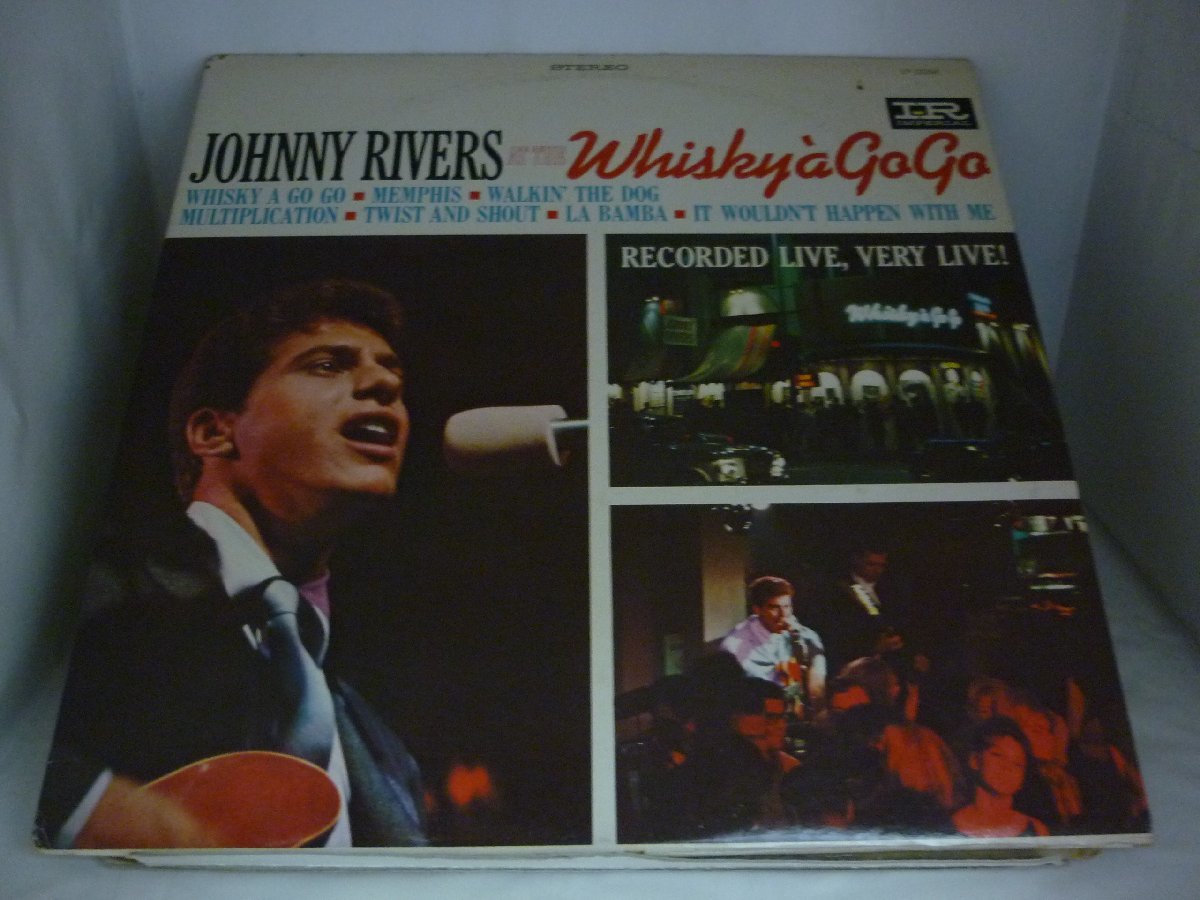 LPA20065　JOHNNY RIVERS ジョニー・リヴァース　/　WHISKY A GO GO / USA盤LP_画像1