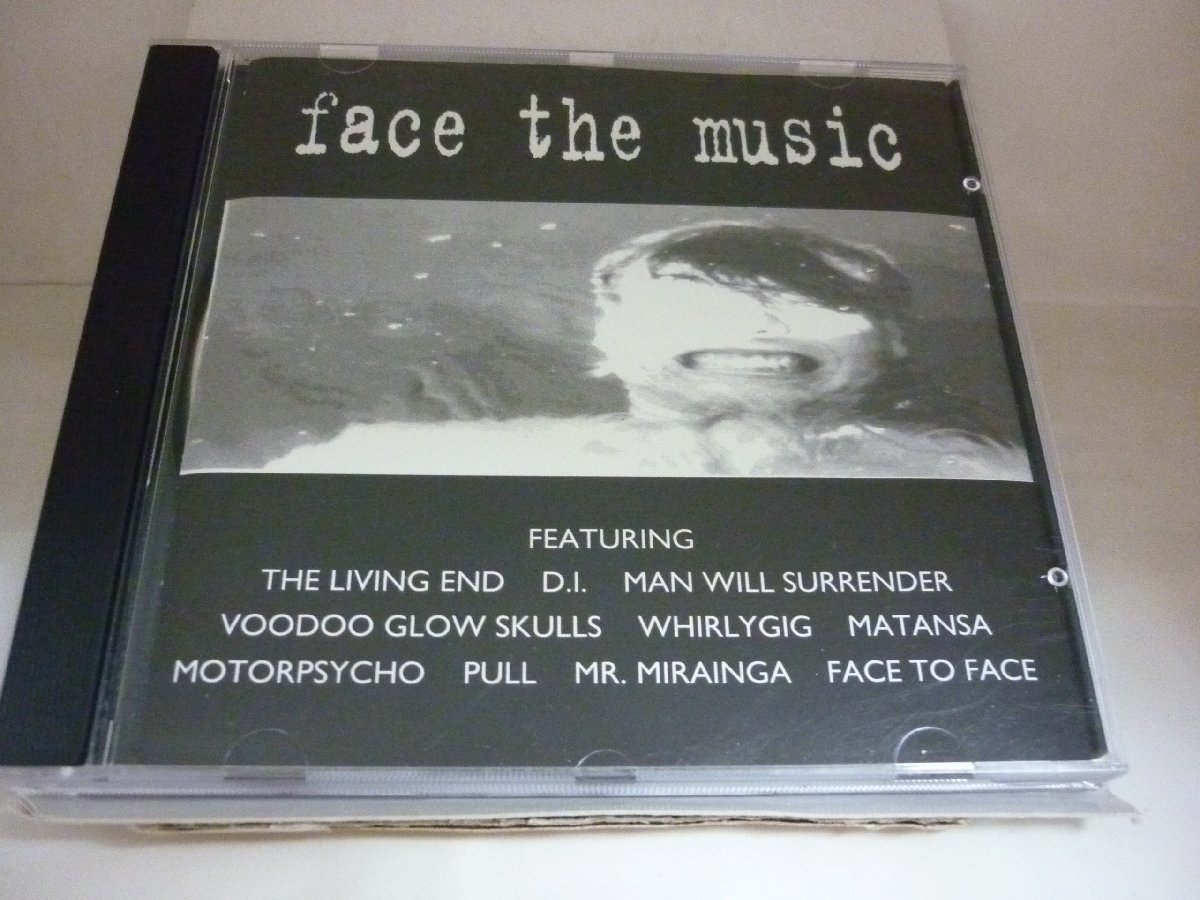 CDB0668　V.A.(THE LIVING END,D.I.,MAN WILL SURRENDER,VOODOO GLOW SKULLS 他）/　FACE THE MUSIC / 輸入盤中古CD　送料100円_画像1