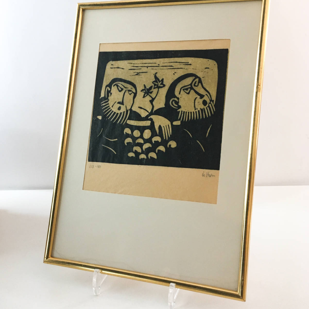 Ake Holm オーケホルム 版画 リトグラフ 北欧 ヴィンテージ Ake Holm オーケホルム 版画 リトグラフ 北欧 ヴィンテージ