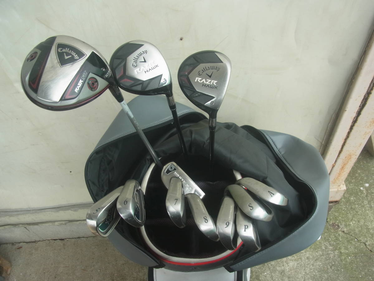 GG213/Callaway XXIOドライバー アイアン パター等 ゴルフクラブ12本
