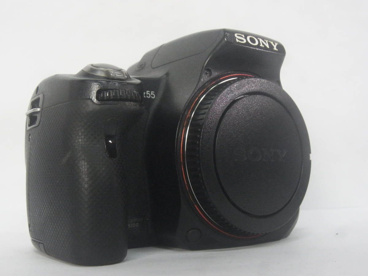 CE60/バッテリー付き/Sony ソニー α55 SLT-A55V HD AVCHD レンズ無し 一眼 デジタル カメラ_画像1