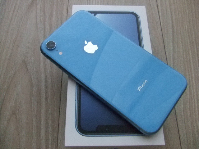 初売りセール) 【ジャンク品】iPhone XR Blue 128 GB SIMフリー:史上 
