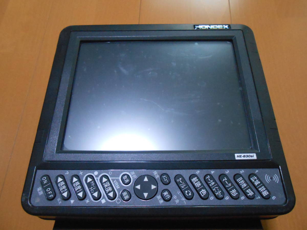 HONDEX/ホンデックス HE-830si プロッターサイドスキャンソナーGPS内蔵仕様