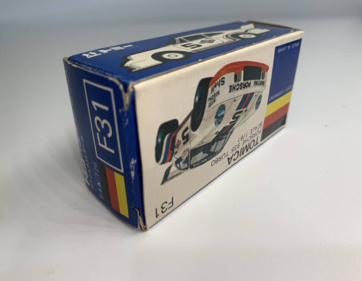 1円スタート トミカ 青箱 F31 ポルシェ935ターボ SCALE 1/61 トミカ